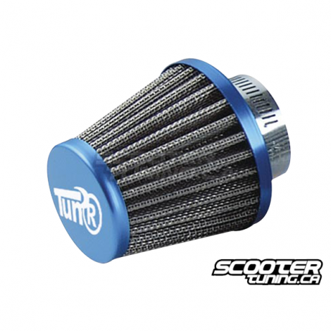 Air filter Tun'r KN Style straight Blue (28-35mm) - Distribution ...